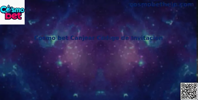 Canjear código de invitación en Cosmo bet México
