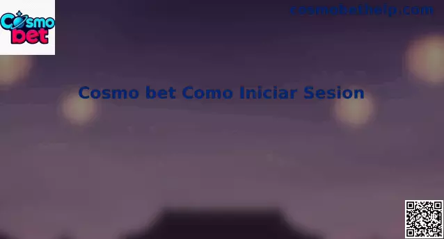 Guía de inicio de sesión seguro en Cosmo bet México