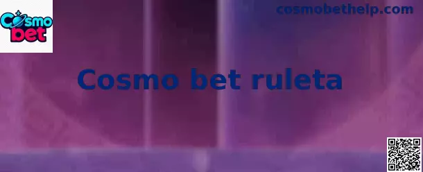 Interfaz de Cosmo bet ruleta